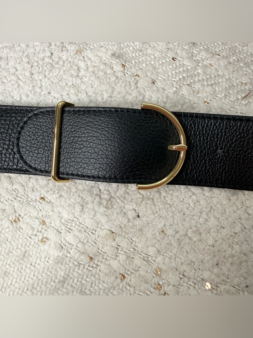 Cuyana black pebbled leather purse strap - Picture 5 of 6